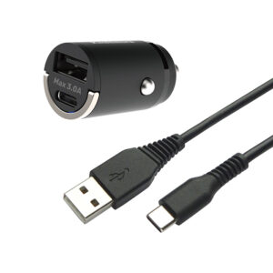 DC-3A-USB 2ポート コンパクト A-Cケーブル付き