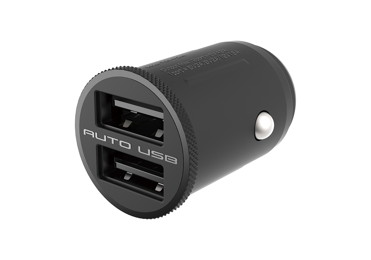 DC-24W USB 2ポート 自動判定 コンパクト