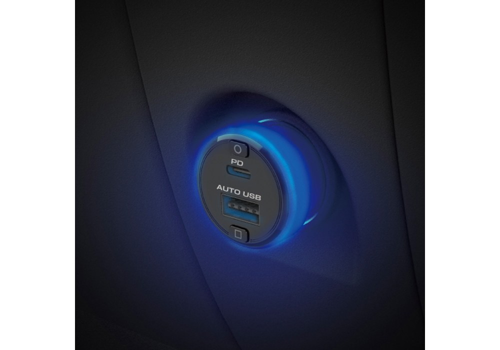 DC-42W USB 2ポート PD30W 自動判定 アンビエントライト付き - 画像 (2)