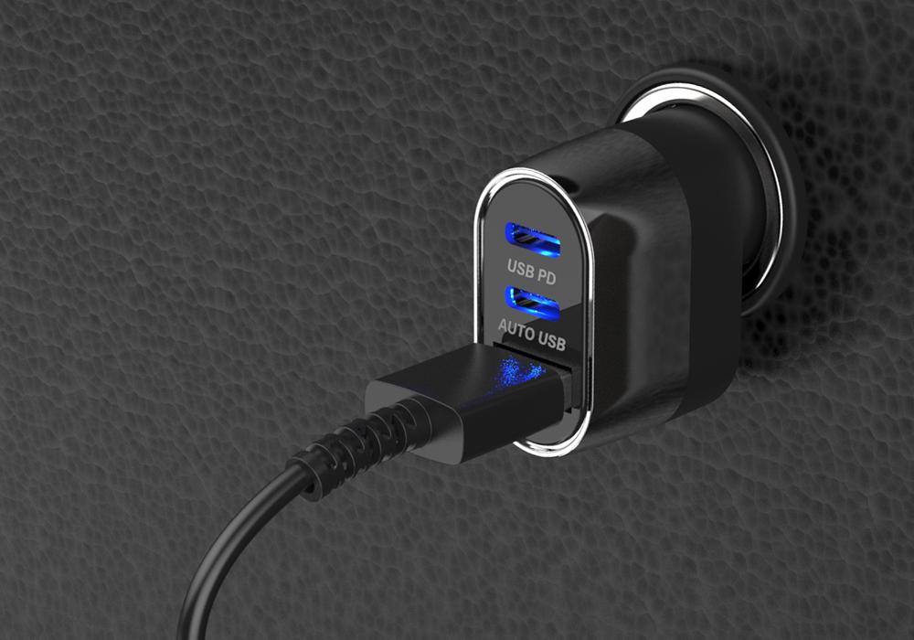 DC-47W USB 3ポート コンパクト 自動判定 - 画像 (2)