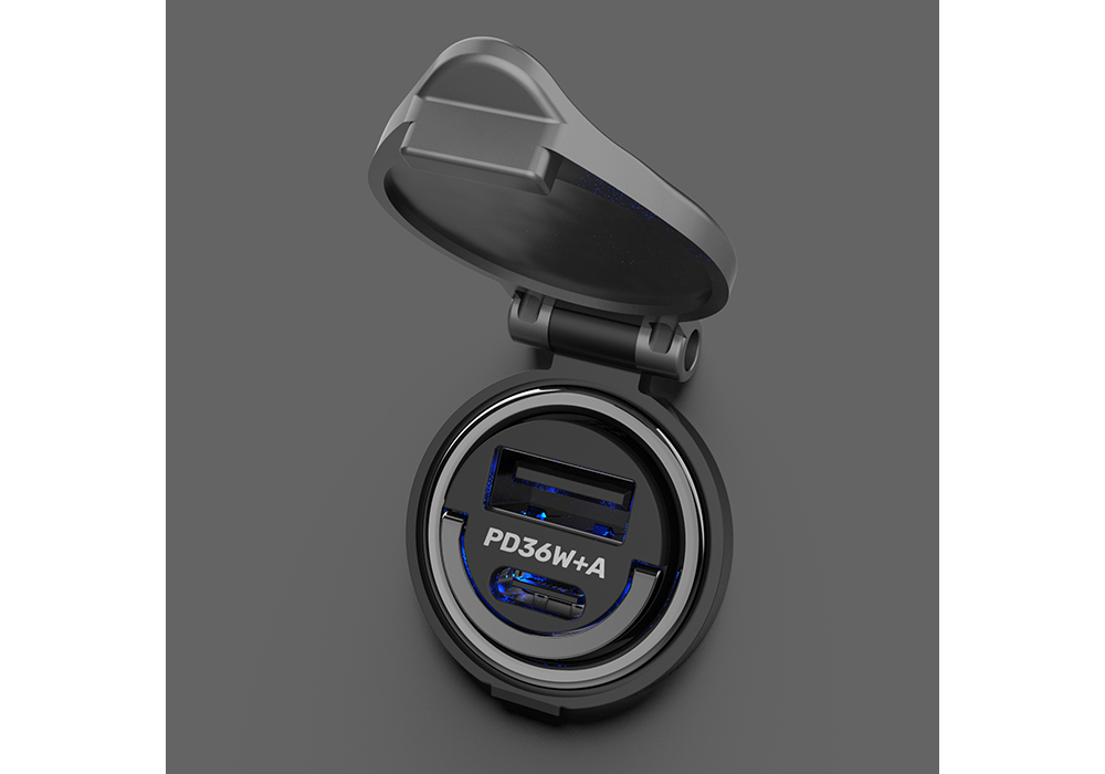 DC-PD36W USB 2ポート 自動判定 コンパクト - 画像 (2)