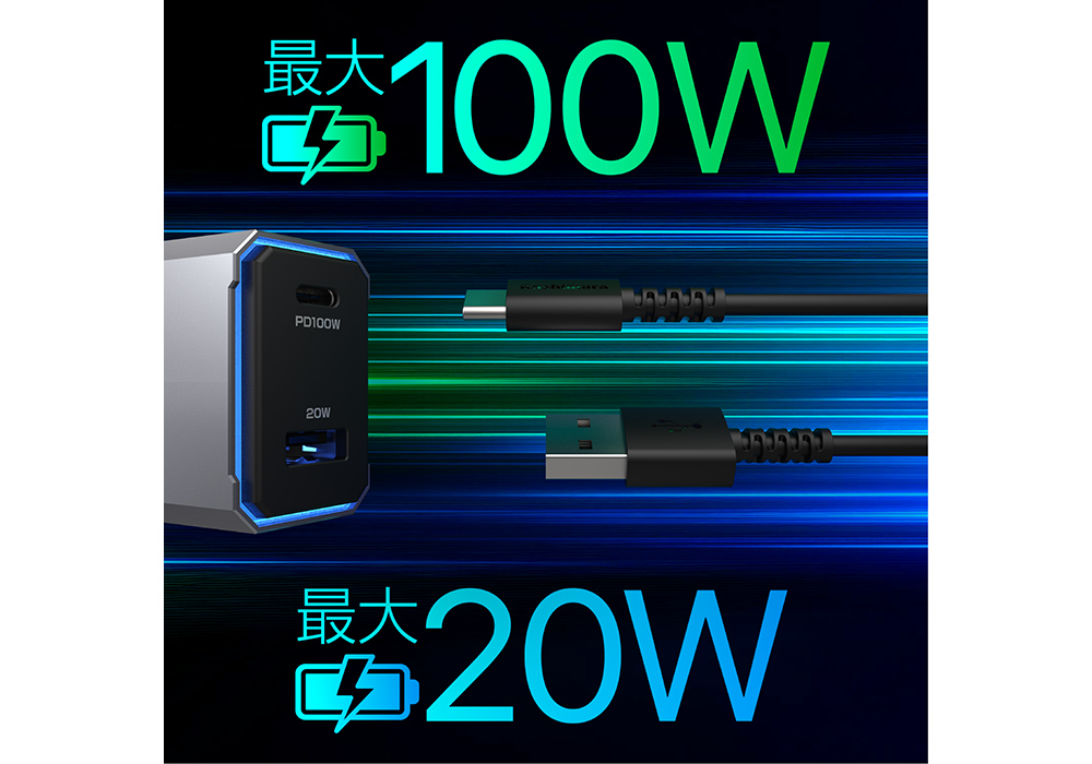 DC-120W USB 2ポート PD100W 自動判定 - 画像 (7)