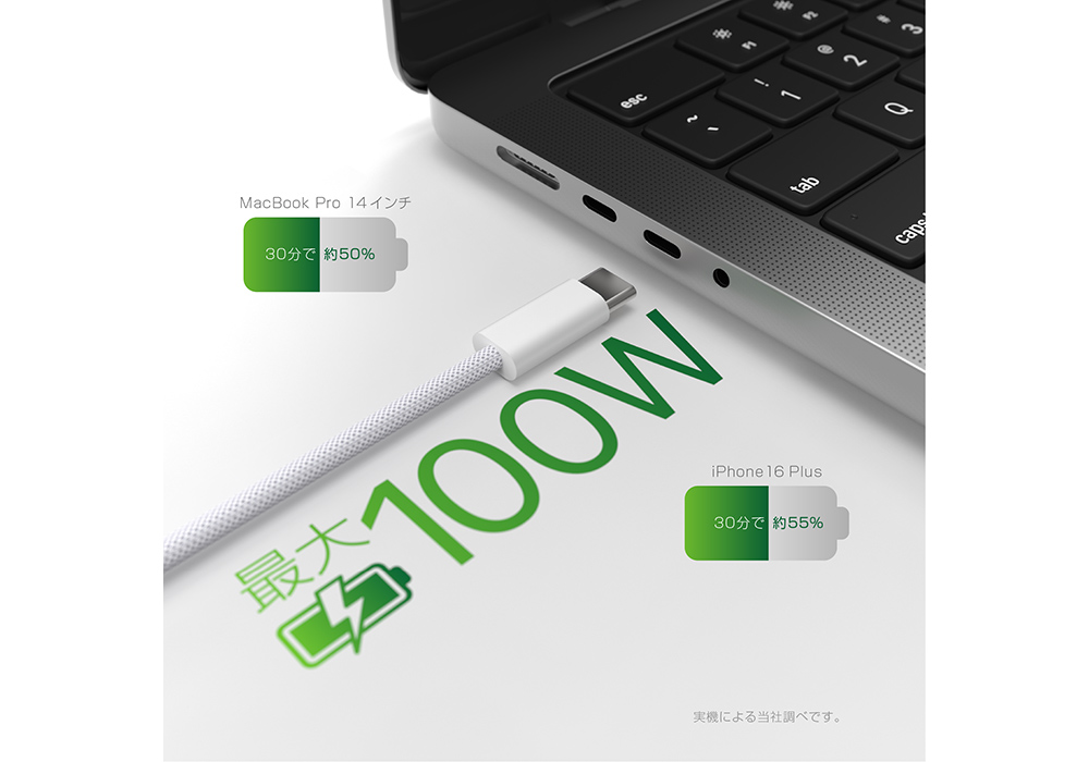 DC-120W USB 2ポート PD100W 自動判定 - 画像 (8)