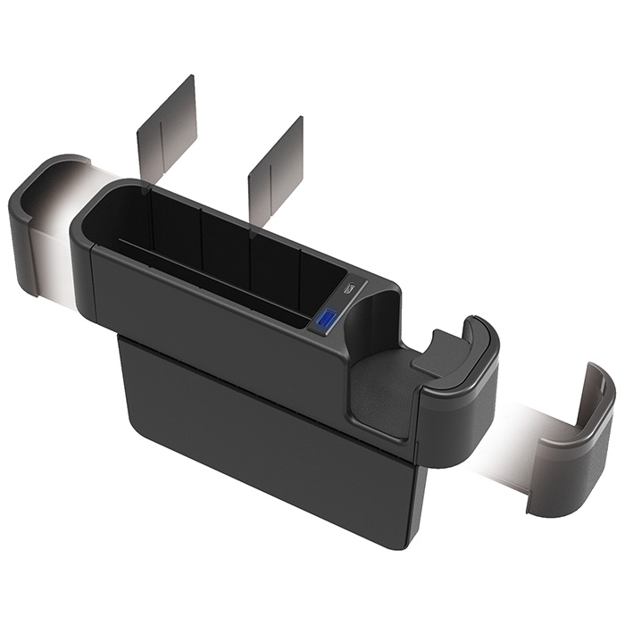 シートポケット USB-A/Cポート付