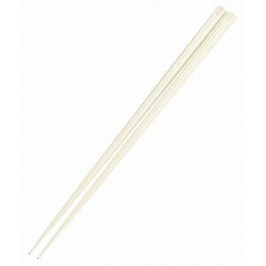 抗菌 六角 箸 すべり止め付 24cm アイボリー(代引不可)