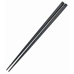 抗菌 六角 箸 すべり止め付 24cm ブラック(代引不可)