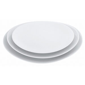 磁器 中華・洋食兼用食器 白楕円皿 25cm(代引不可)