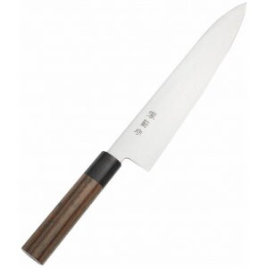 堺菊守(モリブデン鋼)和式 ウォールナット柄 牛刀 30cm(代引不可)【送料無料】