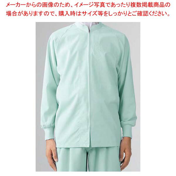 【まとめ買い10個セット品】 男女兼用ブルゾン(長袖)8-425 グリーン S