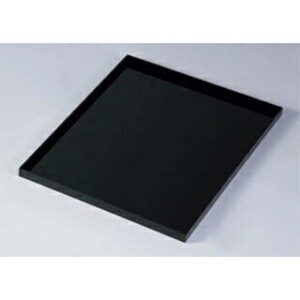 【まとめ買い10個セット品】 菓子ケース用バット タイプ1 黒 210×220×H15【ECJ】