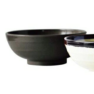 【まとめ買い10個セット品】 メラミン エコそば丼 黒(M-109)【ECJ】