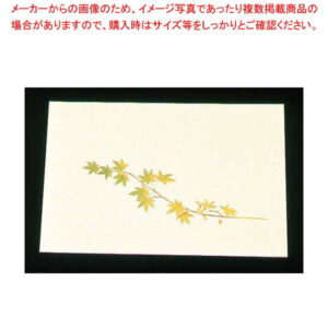 【まとめ買い10個セット品】 尺三 懐石まっと クリーム(100枚入)WSS-9 グリーンもみじ(5月?8月)【厨房館】