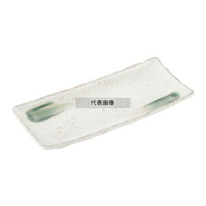 江部松商事 和食器コレクション 筆織部 サンマ皿 285×130×H35 和/洋/中 食器 No.8181090