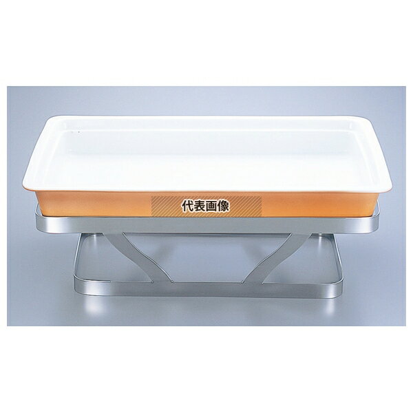EBM(江部松) 18-8(ステンレス) バンケットスタンド 角 SQ-2 405×255×H150 スタンド No.8742500