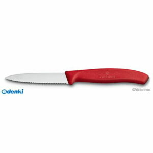 直送 代引不可・他メーカー同梱不可 ビクトリノックス VICTORINOX #6.7631E パーリングナイフ波刃 レッド8cm ＃6．7631E SCパーリングナイフ スイスクラシック 業務用【キャンセル不可】