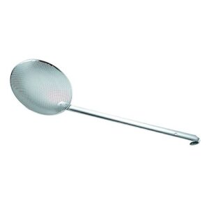 【1個入】4520785002700 三宝産業 UK18?8パンチング 丸かす揚げ 板ハンドル 23cm