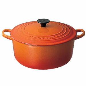 ル･クルーゼ（Le Creuset） ココットロンド 20cm オレンジ （日本正規販売品）