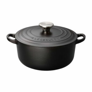 ル･クルーゼ（Le Creuset） ココットロンド 18cm マットブラック （日本正規販売品）