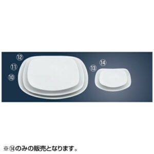 EBM 白撫角皿 12cm 8179640