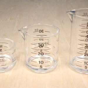 計量カップセット 3個セット（プラスチック）