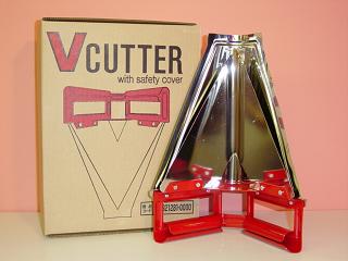 ガイド付きVカッター・ジェットカッター一斗缶上部を切る道具石油缶切り新考社 鉄Vカッター 1斗角缶の開缶専用一斗缶切り