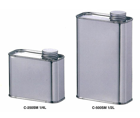 ブリキ空缶 ねじ口 500ml C-500SM