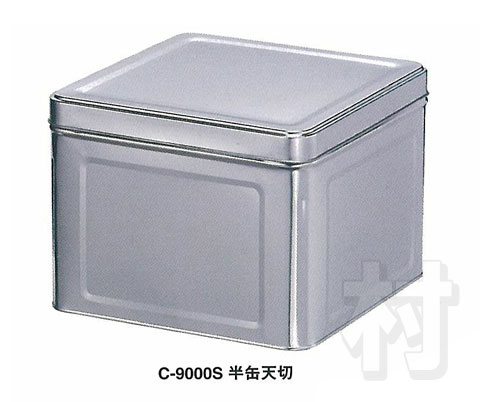 ブリキ空缶 半缶天切 9L C-9000S(4975846684522)