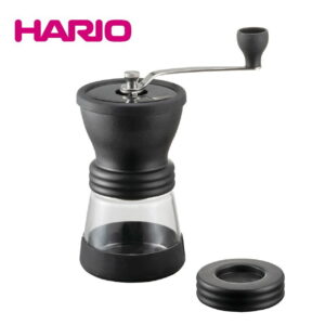 【日本製】 コーヒーミル HARIO ハリオ セラミック臼 スケルトン コーヒー粉100g おしゃれ 手動ミル ギフト カフェ バー MSCSN-2-B【丸洗い対応】