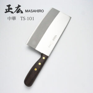 [正広作]中華包丁　TS-101（40871）/TS-103（40873）/TS-104（40874）◆マサヒロ　業務用シリーズ　父の日　包丁 菜刀 方頭刀 四角型 ステンレス 人気 おすすめ 刃物市場◆