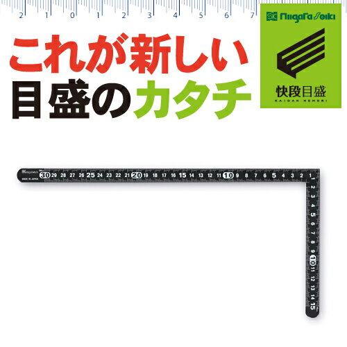 カーペンター 同厚 30cm CB-15KD 黒 白文字 センチ目盛 新潟精機