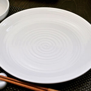 えでぃー 丸皿 27cm ディナー皿 大皿 プレート 和モダン 白い食器 業務用 KOYO