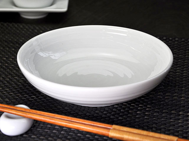 えでぃー 17.5cm 中鉢 590cc 浅鉢 ボウル 和モダン 白い食器 業務用 KOYO