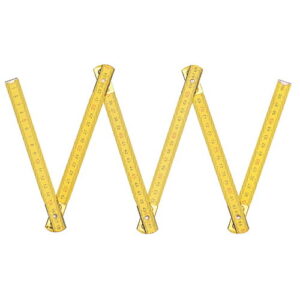 木製折尺 1m WFR-100C 6折 センチ目盛 新潟精機