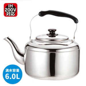 ビッグケトル 6.0L ケトル ステンレス 大きいケトル ◆送料無料◆ ステンレス製 ビッグ 麦茶など むぎ茶 ケトル やかん キッチン雑貨 キッチンツール IH対応 調理器具 生活 暮らし 節約 特価 セール ショッピング 家庭用品 日用雑貨 激安 格安 価格 【送料無料】【smtb-TK】