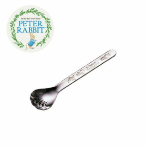 ピーターラビットのステンレス製 シュガースプーン (PF-SGS) PeterRabbit キャラクター ウサギ オールステンレス カトラリー 洋食器 卓上 ティータイム シンプル ギフト 食洗器対応【日本製】