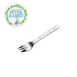 ピーターラビットのステンレス製 ケーキフォーク (PF-CF) PeterRabbit キャラクター ウサギ オールステンレス カトラリー 洋食器 卓上 ティータイム シンプル ギフト 食洗器対応【日本製】