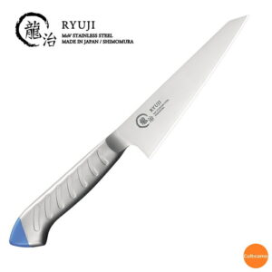 龍治　ステンカラー　骨スキ　15cm　ブルー　ALY-90[関連：下村工業 RYUJI 日本製 業務用 HACCP対応 色分け カラフル 精肉 鮮魚 ガラスキ オールステンレス]