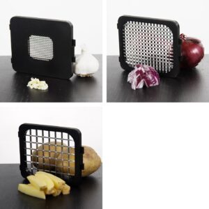 【Alligator】 アリゲーターステンレス 交換用カッター 替え刃 みじん切り 拍子切り 細かく 野菜カッター 玉ねぎ にんじん じゃがいも にんにく みょうが たけのこ 時短 簡単 多機能 料理グッズ 安全設計 パーツ取り外し可能 分解して洗える お手入れ簡単 スウェーデン企画