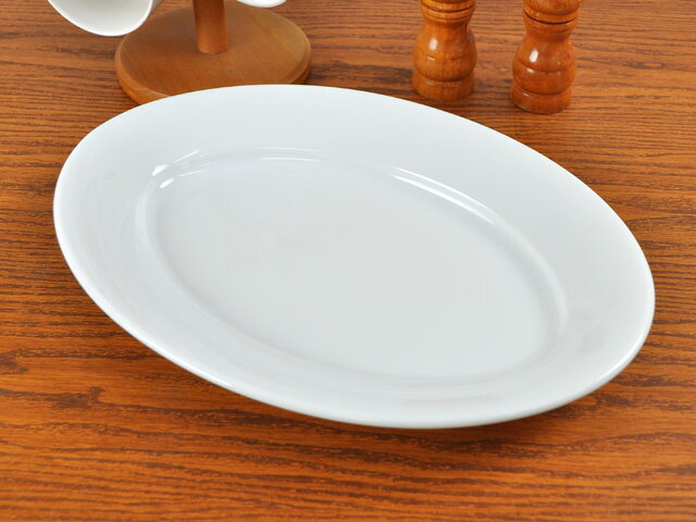 フォンテ プラター 23cm 楕円皿 オーバル 白い食器 洋食器 業務用