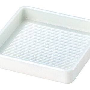 【お取り寄せ】若泉漆器 角肉皿 27cm 角 白塗 6818030 カヌー型皿 洋食器 キッチン テーブル