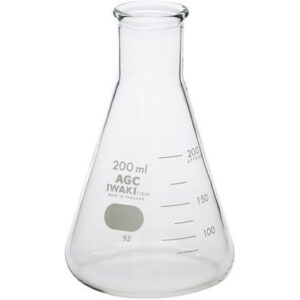新潟精機 三角フラスコ 200ml GT-200 フラスコ ガラス容器 計量器