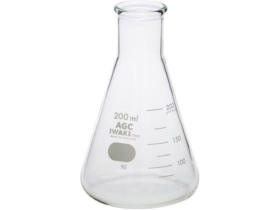 新潟精機 三角フラスコ 200ml GT-200 フラスコ ガラス容器 計量器