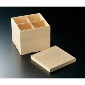 白木・おせち用重箱 7寸 (2段)/業務用/新品/小物送料対象商品