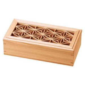 杉・長角料理箱(組子蓋仕様＜麻の葉＞)/業務用/新品/送料無料