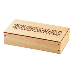 ひのき細密料理箱 クリアー蓋付 七宝/業務用/新品/小物送料対象商品
