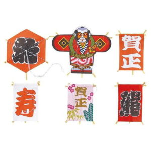 ミニ凧 松竹梅 賀正凧 (100枚入)/業務用/新品/小物送料対象商品