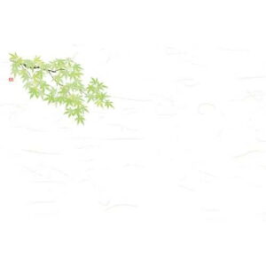尺3四季彩まっと 花便り 青もみじ (100枚入)/業務用/新品/小物送料対象商品