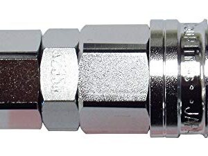 パオックPAOCK 日本製 ワンタッチエアーソケット Guard POG-23SN ウレタンホース用 青 内径8.5x外径12.5