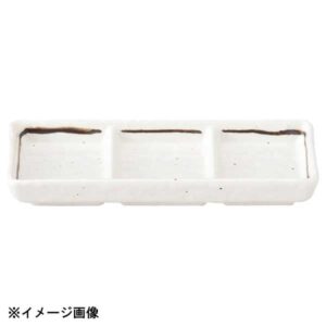 花伝 粉引ライン スタック3連皿 51022000
