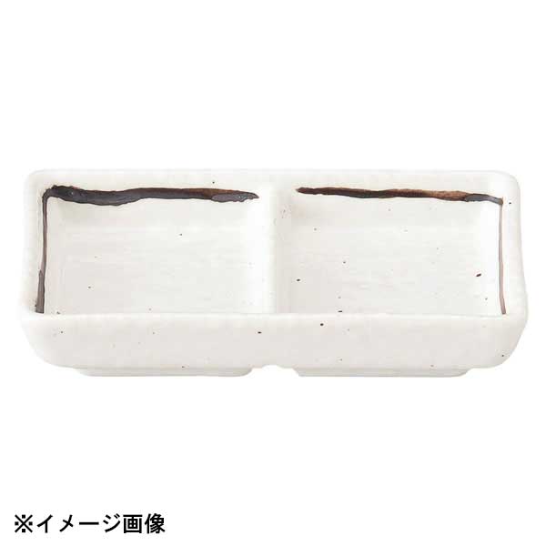 花伝 粉引ライン スタック2連皿 51022002